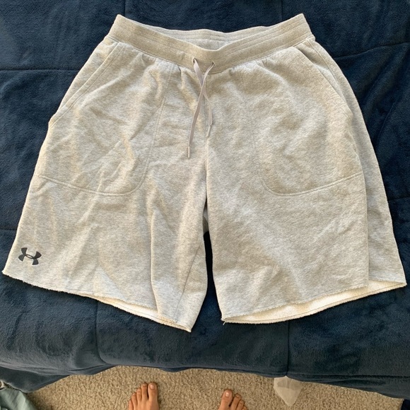 under armour sweatpant shorts